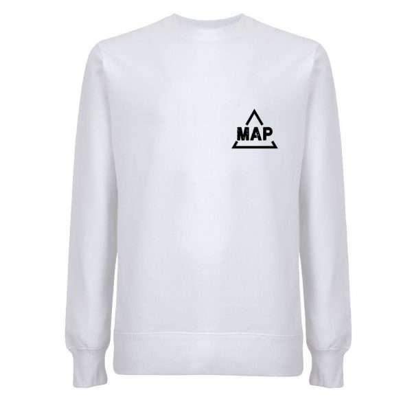 MAP sweatshirt (white) - Image 2