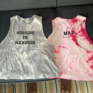 MAP tie dye vest